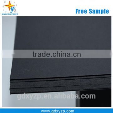 High End Customized Thickness Black Paper Uncoated Black Woodfree Paper Roll