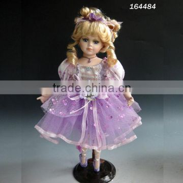 16 inch baby favor hand painted porcelain cutely girl dolls