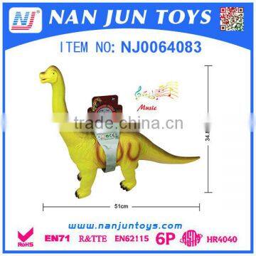 New Soft dinosaur plastic toy with sound