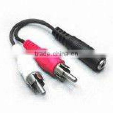 2RCA to 3.5mm stereo jack