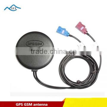 High quality GPS+GSM 2 in 1magnet combo antenna GPS-Blue Fakra GSM Purple Fakra