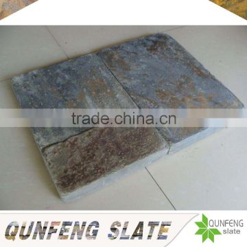 natural Chinese rusty wholesale tumbled stones slate floor tile