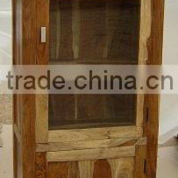 WOODEN GLASS CABINET