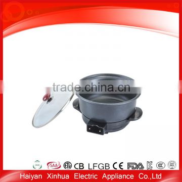 New design cheap metal small electric frying pan thermostat