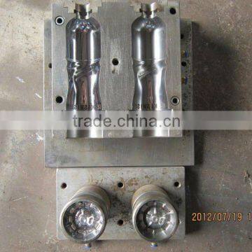 500ml 2 cavities plastic bottle blow mould