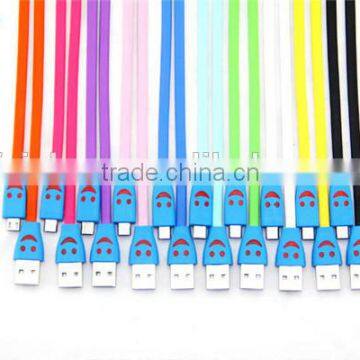 Fashionable hot selling usb data cable for mobile phones