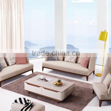 comfortable living room furniture sectional sofa set modern 1+2+3 fabric sofa LS-S020