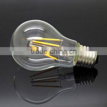 Dimmable E27 6W LED Filament Bulb light 2W 4W 6W 8W with AC100-240V