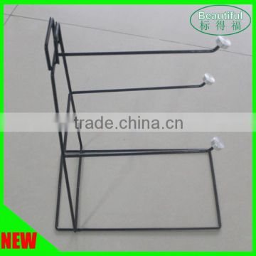 Metal wire mesh display racks