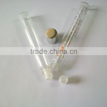 China packaging manufacturer empty 10ml Roll On Clear Glass Bottles Refillable Perfume bottle