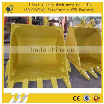 excavator parts of stone bucket, pc200-7 excavator rock bucket from China manufacture