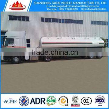 2016 hot sale 6*4 howo 40000L tanker truck for sale