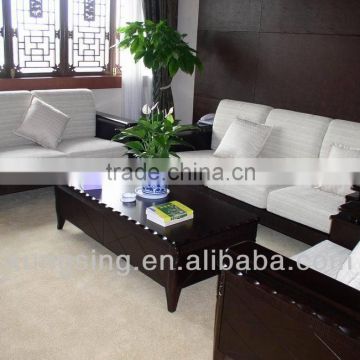 modern solid wood sofa set furniture