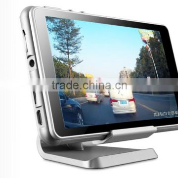 Andriod dual lens FHD 1080p wifi dashboard camera 5.0 inch touchable screen gps navigation wireless car dvr
