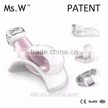 Ms.W Skin Care Electric Handheld Cleaning Electronic Face Cleasing Brush On Sale