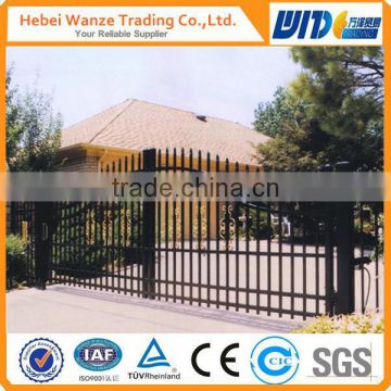 pvc coated ornamental wrought iron fence/picket fence