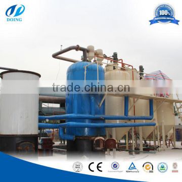 Mobile oil refinery plant to diesel and gasoline without emission