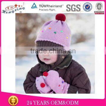 Soft 100% Wool Wholesale Baby Knitted Animal Hat Kids Cupcake Hat