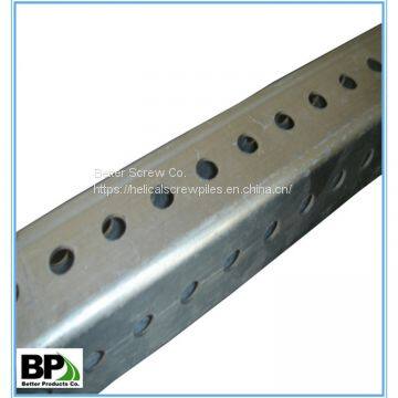 4x4 galvanized square metal fence posts