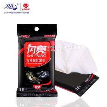 Shoes Cleaning Wet Wipes , Leather and PU products care wipes