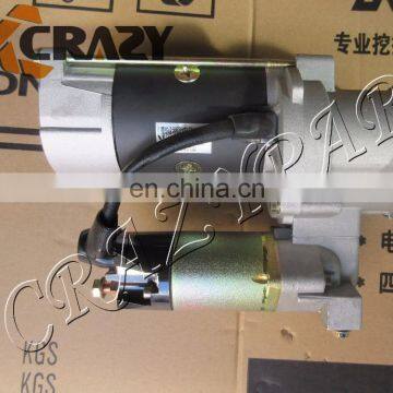 diesel engine S4KT start motor for E120B excavator parts