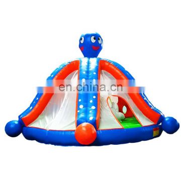 Absorbing Inflatable Happy Octopus Bouncy Castle With Tent, Inflatable jumping Bouncer With Slide  For Commercial Event,Family