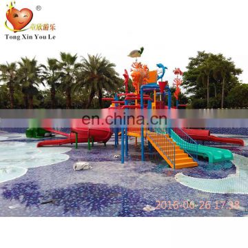 Hot sale water park play facility, giant water slide