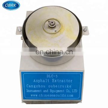 Automatic asphalt centrifuge extractor