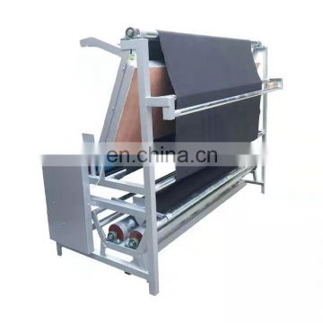 Industrial Tubular Fabric Rolling Inspection Machine Manual Cloth Measuring Machine
