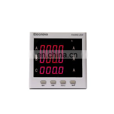 PA194I-2D4 smart building  panel mounted  3  phase current digital ampere meter