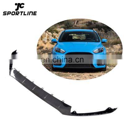 JC Sportline Carbon Fiber Front Splitter Lip for Ford Focus RS 16-18