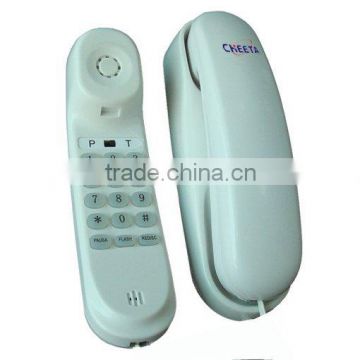 European design hot selling cheap trimline corded landline phone without caller ID