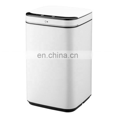 Novel high-end household kitchen smart intelligent touch-sensitive stainless steel trash can