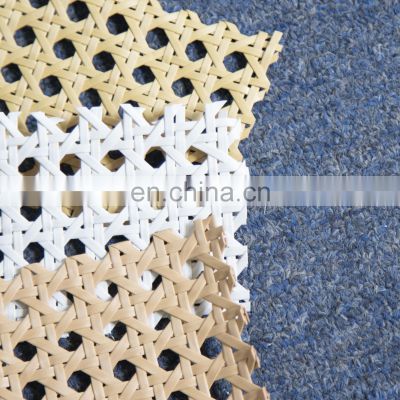 Natural/ Bleached Traditional Rattan Cane Webbing Roll various size handicrafts for indoor furniture from Viet Nam