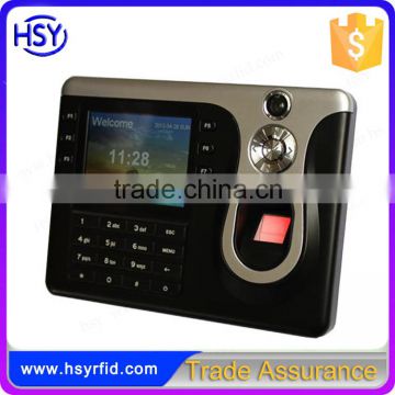 HSY-307 LCD F1-F8 function keys 125khz em4100 RFID card biometric fingerprint door access control system