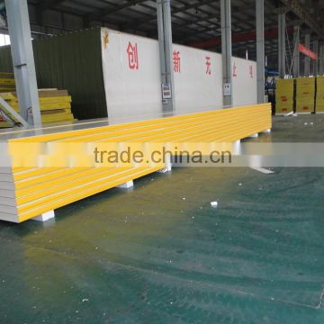 Stadium / library insulated fireproof roof and wall panel PU foam panel