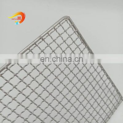 Customized crimped wire mesh for bbq grill mesh