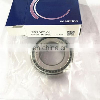 Supper Famous Brand Tapered Roller Bearing E32005XJ size 25*47*15mm E32005J E32005XJ bearing in stock