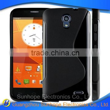 S line design tpu gel mobile phone skins for Orange ROYA