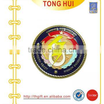 soft enamel with custom logo metal novelty coin