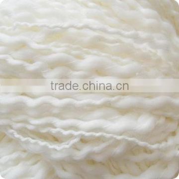 elastic slub/big belly rubber thread yarn