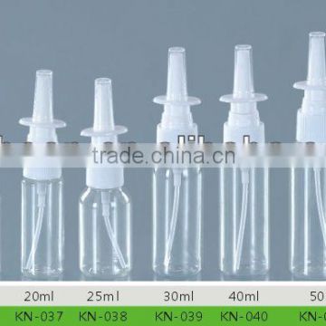 5ml-60ml PET/ PE/ HDPE spray bottle, plastic spray bottle, nasal spray bottles, plastic nasal spray pump bottles