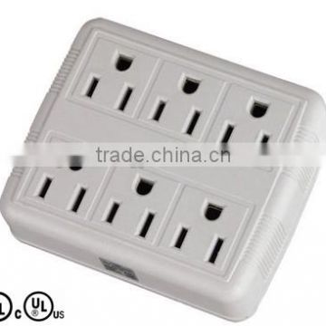 UL CUL approval ac 6 outlet surge protector current tap