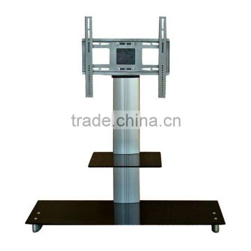 Tempered Glass LED TV Stand With TV Bracket RA003