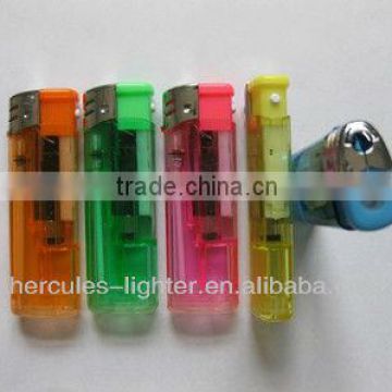 Disposable lighter with white led lamp