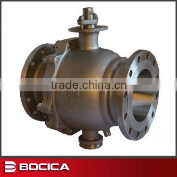 2 Piece Flanged Trunnion Mounted Ball Valve