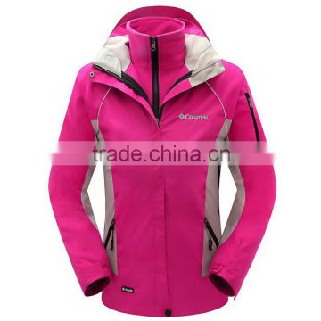 Custom Pink 3 in 1 Removable Liner Jacket