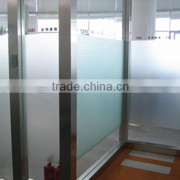 High Quality Clear Acid Etched Glass For Decorative Partition