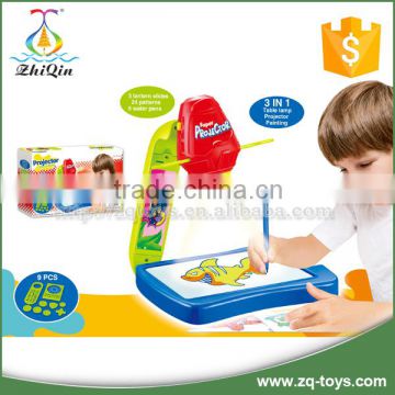 3in1 kids educational projector painting toy