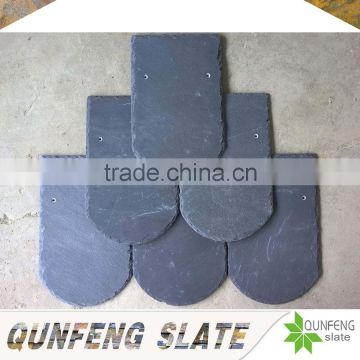 Hot sale Chinese cheap natural black slate stone flat roof tile
